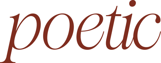 poetic red logo