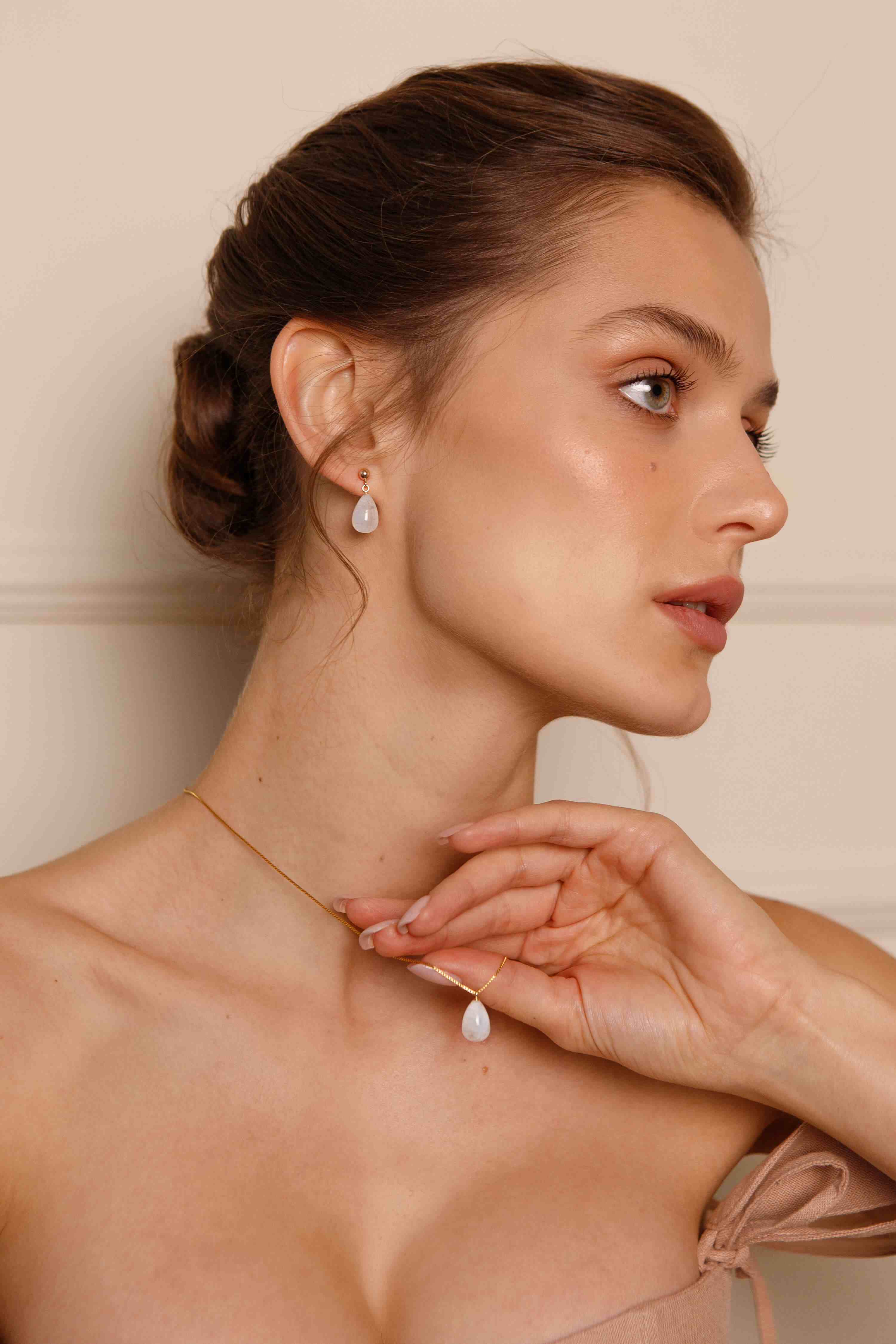 September Moonstone Necklace