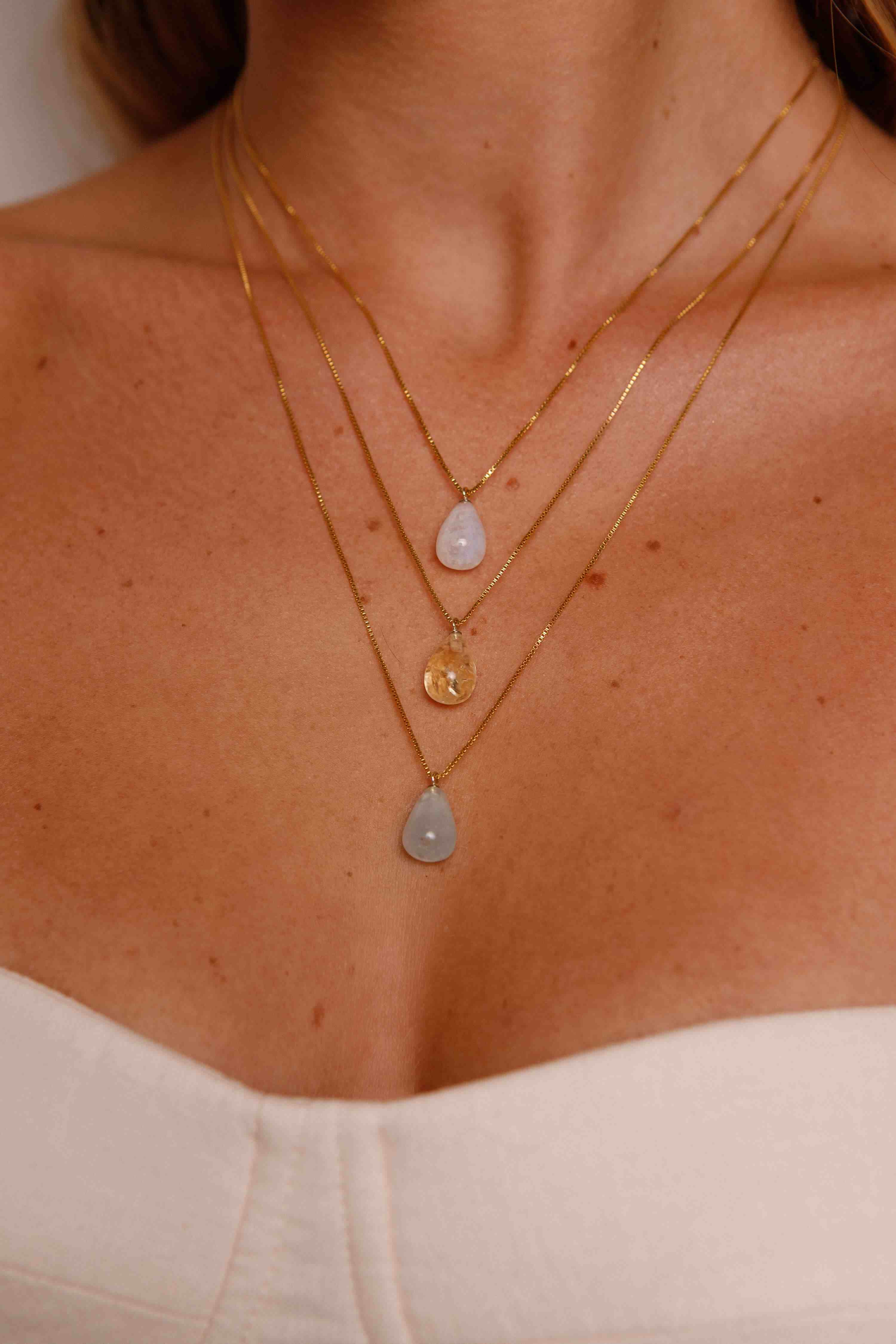 September Moonstone Necklace
