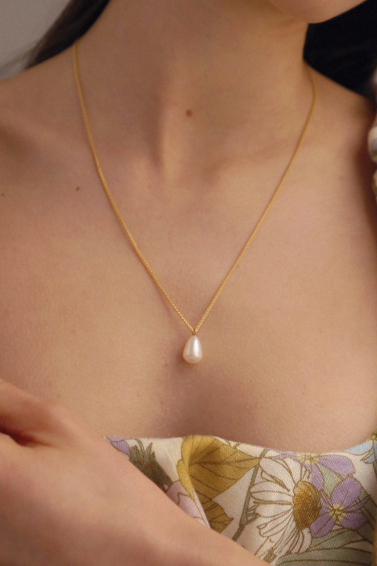 Brigette Pearl Necklace